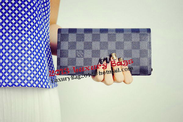 Louis Vuitton Monogram Damier Canvas Brazza Wallet LV62665 Louis Vuitton Monogram Damier Canvas Brazza Wallet LV62665
