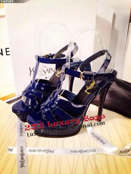 Yves Saint Laurent 130mm Pump Sandals Patent YSL250LWR Black Yves Saint Laurent 130mm Pump Sandals Patent YSL250LWR Black