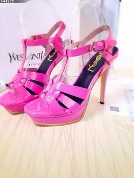 Yves Saint Laurent 130mm Pump Sandals Patent YSL250LWR Rose Yves Saint Laurent 130mm Pump Sandals Patent YSL250LWR Rose