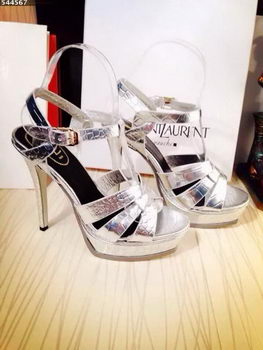 Yves Saint Laurent 130mm Pump Sandals YSL249LWR Silver Yves Saint Laurent 130mm Pump Sandals YSL249LWR Silver