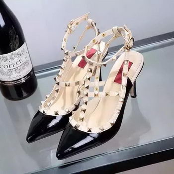 Valentino Patent Leather Pump VT488 Black Valentino Patent Leather Pump VT488 Black