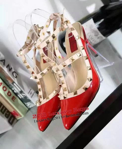 Valentino Patent Leather Pump VT488 Red Valentino Patent Leather Pump VT488 Red