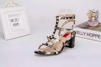 Valentino Sandals Leather VT526 Black Valentino Sandals Leather VT526 Black