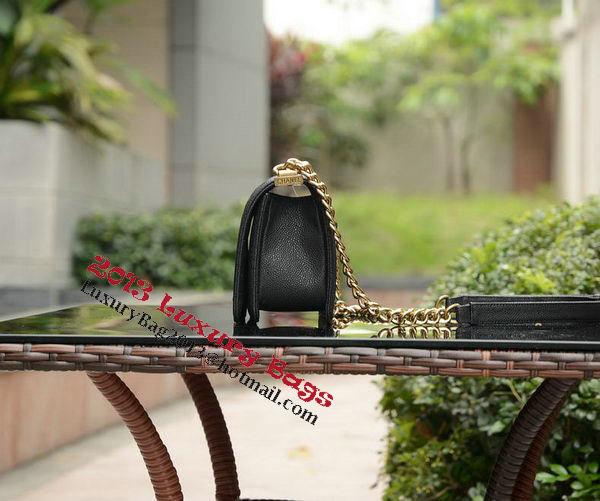 Boy Chanel Flap Shoulder Bags Black Cannage Pattern Leather A67086 Brass Boy Chanel Flap Shoulder Bags Black Cannage Pattern Leather A67086 Brass