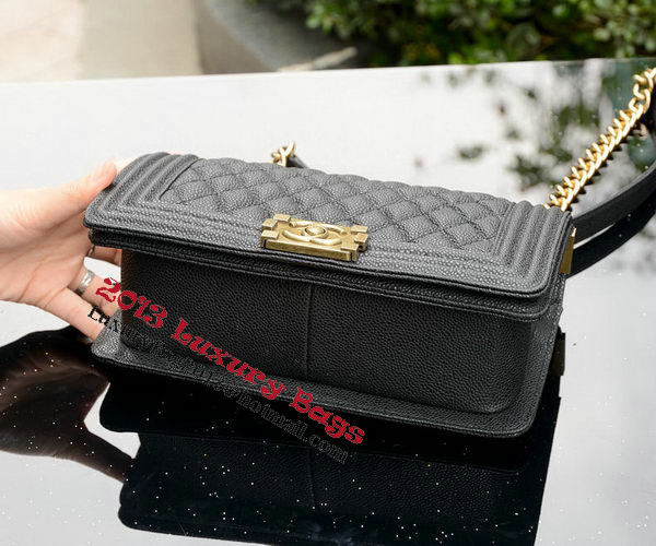 Boy Chanel Flap Shoulder Bags Black Cannage Pattern Leather A67086 Brass Boy Chanel Flap Shoulder Bags Black Cannage Pattern Leather A67086 Brass