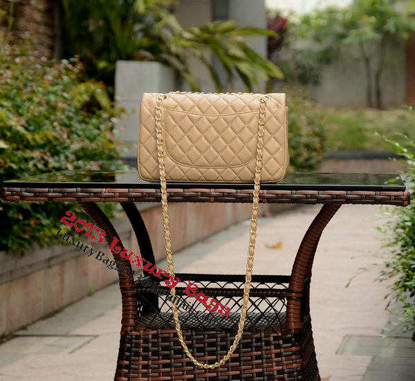 Chanel 2.55 Series Flap Bag Apricot Sheepskin Leather A37586 Gold Chanel 2.55 Series Flap Bag Apricot Sheepskin Leather A37586 Gold