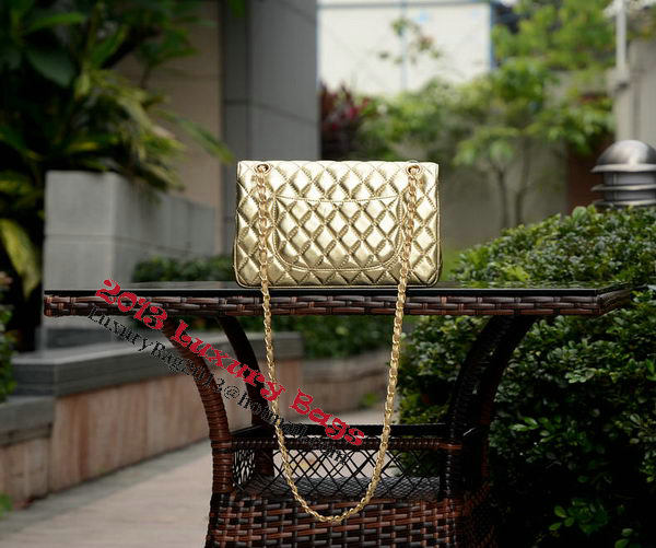 Chanel 2.55 Series Flap Bag Gold Sheepskin Leather A1112 Gold Chanel 2.55 Series Flap Bag Gold Sheepskin Leather A1112 Gold