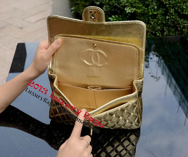 Chanel 2.55 Series Flap Bag Gold Sheepskin Leather A1112 Gold Chanel 2.55 Series Flap Bag Gold Sheepskin Leather A1112 Gold