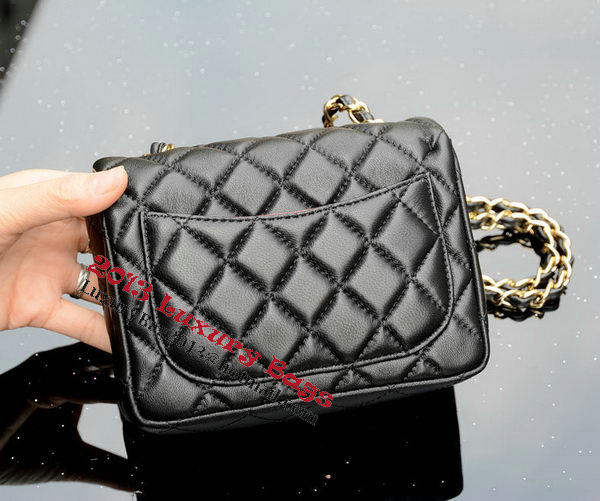 Chanel Classic MINI Flap Bag Black Sheepskin A37585 Gold Chanel Classic MINI Flap Bag Black Sheepskin A37585 Gold