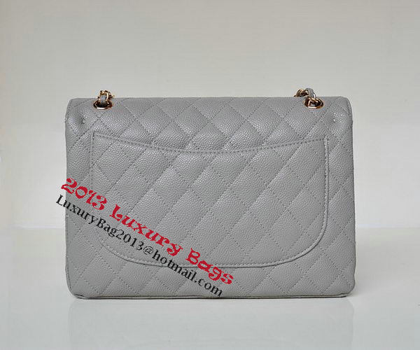 Chanel Jumbo Quilted Classic Flap Bag Grey Cannage Patterns A58600 Gold Chanel Jumbo Quilted Classic Flap Bag Grey Cannage Patterns A58600 Gold