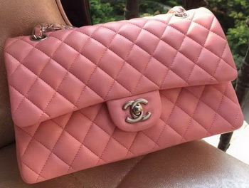 Chanel 2.55 Series Flap Bag Pink Original Leather A01112 Silver Chanel 2.55 Series Flap Bag Pink Original Leather A01112 Silver