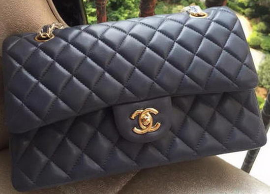 Chanel 2.55 Series Flap Bag Grey Original Leather A01112 Gold Chanel 2.55 Series Flap Bag Grey Original Leather A01112 Gold