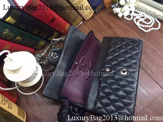 Chanel 2.55 Series Flap Bag Original Sheepskin Leather A09765 Black Chanel 2.55 Series Flap Bag Original Sheepskin Leather A09765 Black