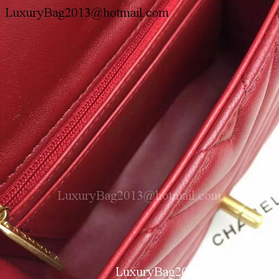 Chanel Classic mini Flap Bag Chevron Sheepskin Leather A68748 Burgundy Chanel Classic mini Flap Bag Chevron Sheepskin Leather A68748 Burgundy