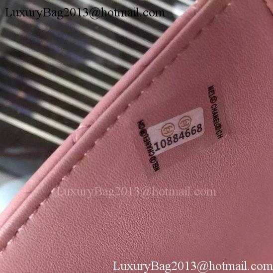Chanel Classic mini Flap Bag Pink Sheepskin Leather A67350 Silver Chanel Classic mini Flap Bag Pink Sheepskin Leather A67350 Silver