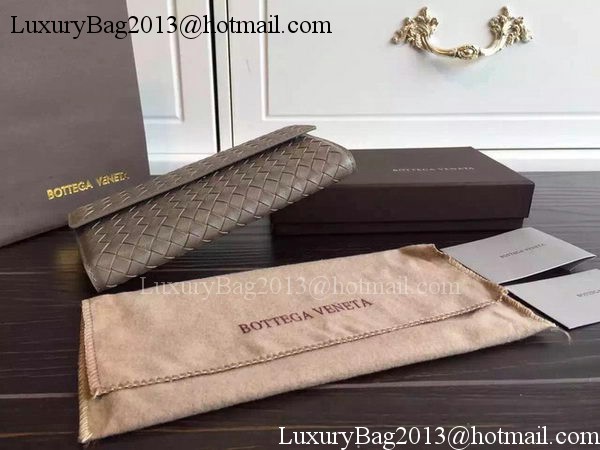 Bottega Veneta Intrecciato Nappa Tri-Flod Wallet BV150507 Khaki Bottega Veneta Intrecciato Nappa Tri-Flod Wallet BV150507 Khaki