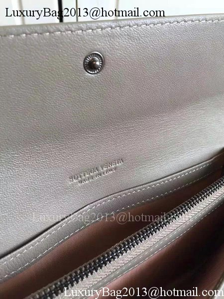 Bottega Veneta Intrecciato Nappa Tri-Flod Wallet BV150507 Khaki Bottega Veneta Intrecciato Nappa Tri-Flod Wallet BV150507 Khaki