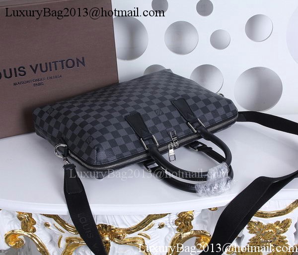Louis Vuitton Damier Graphite Canvas PORTE-DOCUMENTS JOUR Bags N48224 Louis Vuitton Damier Graphite Canvas PORTE-DOCUMENTS JOUR Bags N48224
