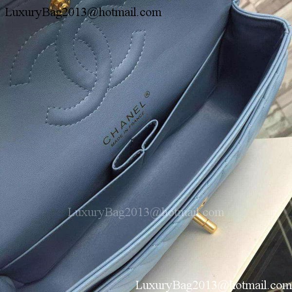 Chanel 2.55 Series Flap Bag SkyBlue Lambskin Chevron Leather A5023 Gold Chanel 2.55 Series Flap Bag SkyBlue Lambskin Chevron Leather A5023 Gold