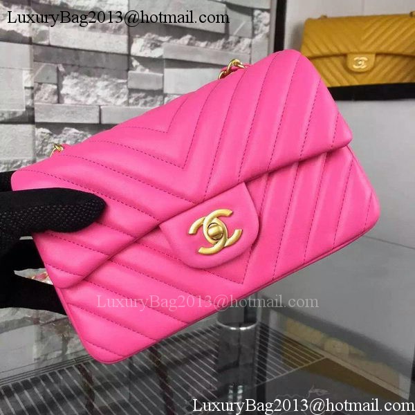 Chanel mini Classic Flap Bag Rose Original Sheepskin Chevron Leather CHA5500 Gold Chanel mini Classic Flap Bag Rose Original Sheepskin Chevron Leather CHA5500 Gold