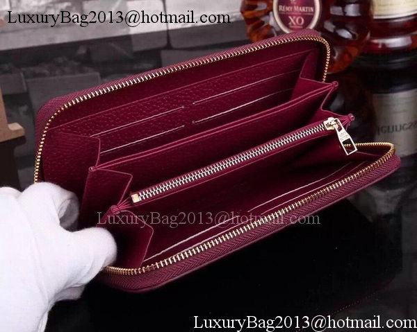 Louis Vuitton Monogram Empreinte Zippy Wallets M60017 Burgundy Louis Vuitton Monogram Empreinte Zippy Wallets M60017 Burgundy