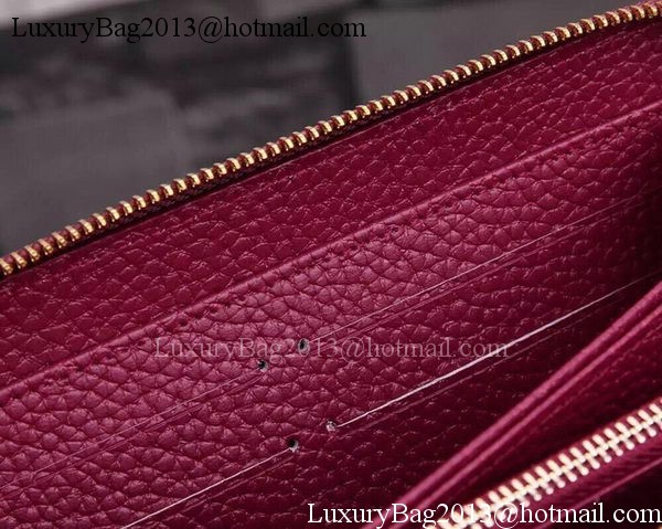 Louis Vuitton Monogram Empreinte Zippy Wallets M60017 Burgundy Louis Vuitton Monogram Empreinte Zippy Wallets M60017 Burgundy