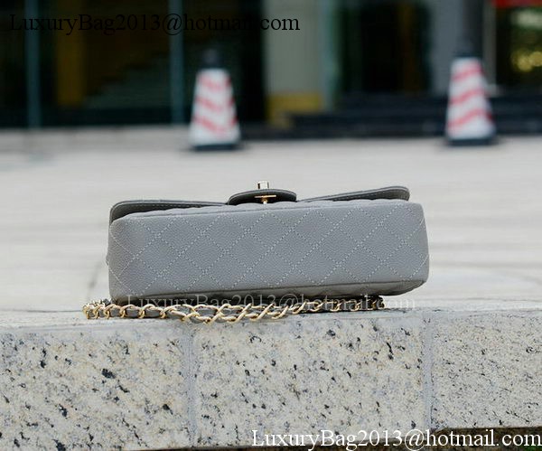 Chanel 2.55 Series Flap Bag Grey Cannage Pattern A1112 Gold Chanel 2.55 Series Flap Bag Grey Cannage Pattern A1112 Gold