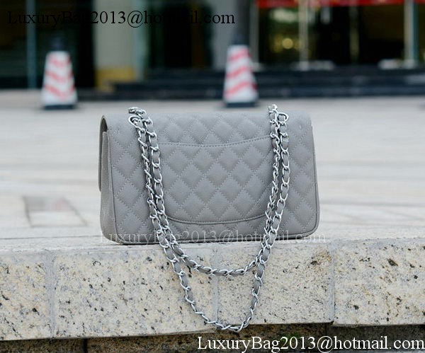 Chanel 2.55 Series Flap Bag Grey Cannage Pattern A1112 Silver Chanel 2.55 Series Flap Bag Grey Cannage Pattern A1112 Silver