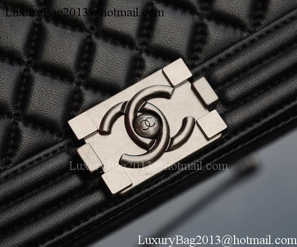Chanel Boy Flap Shoulder Bags Sheepskin Leather A67086 Black Chanel Boy Flap Shoulder Bags Sheepskin Leather A67086 Black