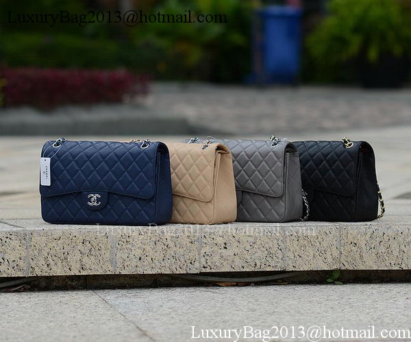 Chanel Jumbo Classic Black Cannage Pattern Flap Bag A58600 Gold