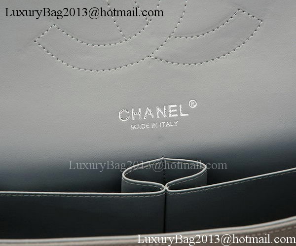 Chanel Maxi Quilted Classic Flap Bag Grey Cannage Pattern A58601 Silver Chanel Maxi Quilted Classic Flap Bag Grey Cannage Pattern A58601 Silver