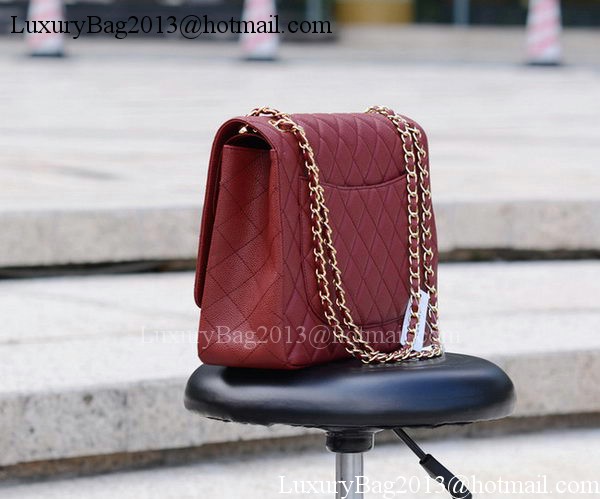 Chanel Maxi Quilted Classic Flap Bag Maroon Cannage Pattern A58601 Gold Chanel Maxi Quilted Classic Flap Bag Maroon Cannage Pattern A58601 Gold
