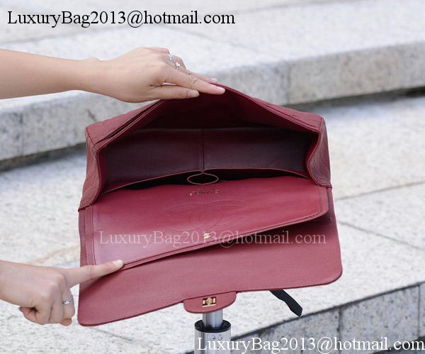 Chanel Maxi Quilted Classic Flap Bag Maroon Cannage Pattern A58601 Gold Chanel Maxi Quilted Classic Flap Bag Maroon Cannage Pattern A58601 Gold