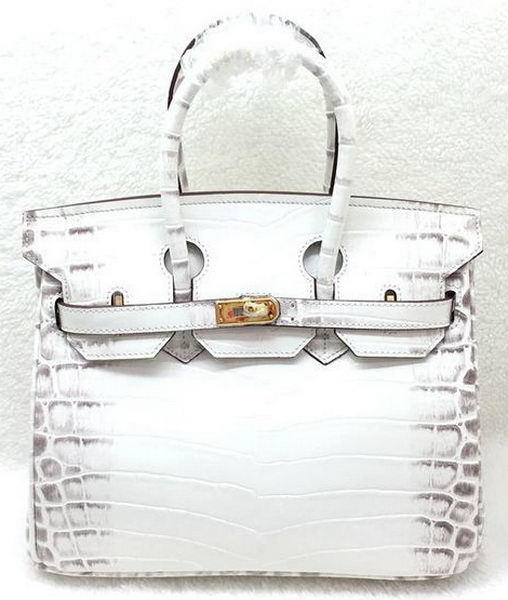 Hermes Birkin 25CM Tote Bag Croco Leather H25TCO OffWhite Hermes Birkin 25CM Tote Bag Croco Leather H25TCO OffWhite