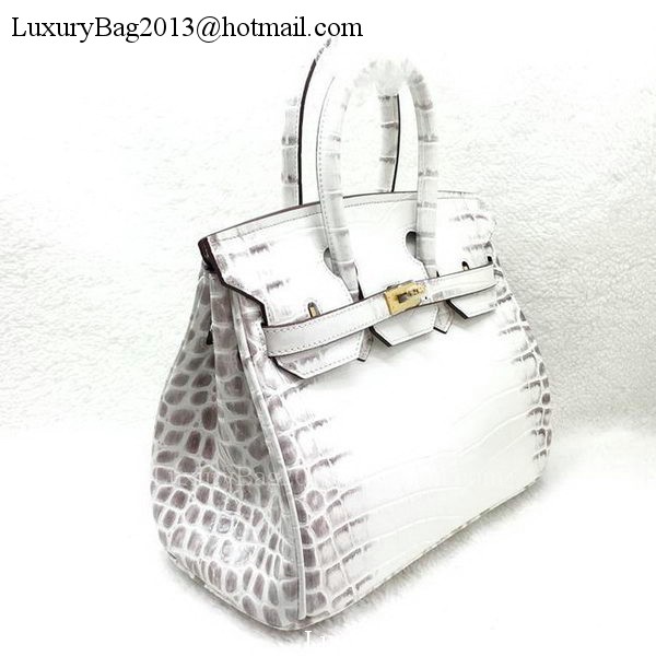 Hermes Birkin 25CM Tote Bag Croco Leather H25TCO OffWhite Hermes Birkin 25CM Tote Bag Croco Leather H25TCO OffWhite