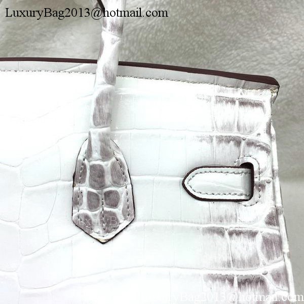 Hermes Birkin 25CM Tote Bag Croco Leather H25TCO OffWhite Hermes Birkin 25CM Tote Bag Croco Leather H25TCO OffWhite