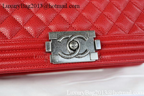 Boy Chanel Flap Shoulder Bag Original Cannage Pattern A67087 Red Boy Chanel Flap Shoulder Bag Original Cannage Pattern A67087 Red