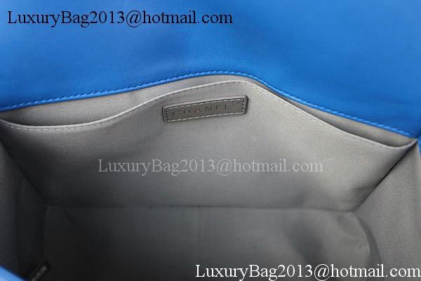 Boy Chanel Flap Shoulder Bag Original Sheepskin Leather A67087 Blue Boy Chanel Flap Shoulder Bag Original Sheepskin Leather A67087 Blue