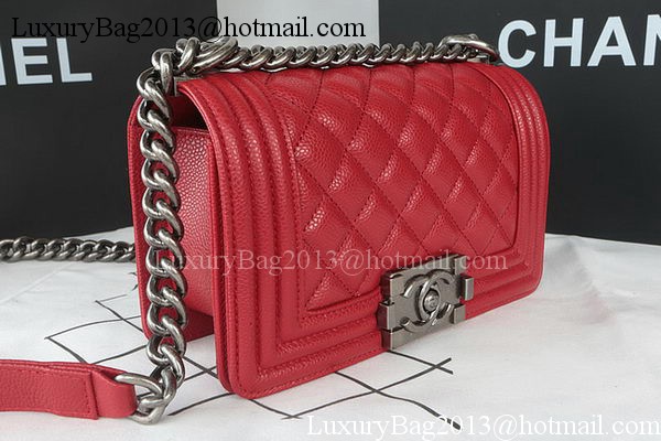 Boy Chanel mini Flap Bag Original Cannage Pattern A67085 Dark Red Boy Chanel mini Flap Bag Original Cannage Pattern A67085 Dark Red