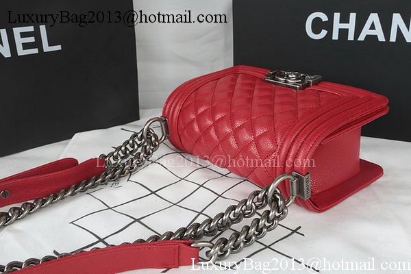 Boy Chanel mini Flap Bag Original Cannage Pattern A67085 Dark Red Boy Chanel mini Flap Bag Original Cannage Pattern A67085 Dark Red
