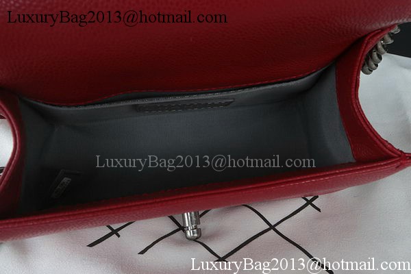 Boy Chanel mini Flap Bag Original Cannage Pattern A67085 Dark Red Boy Chanel mini Flap Bag Original Cannage Pattern A67085 Dark Red