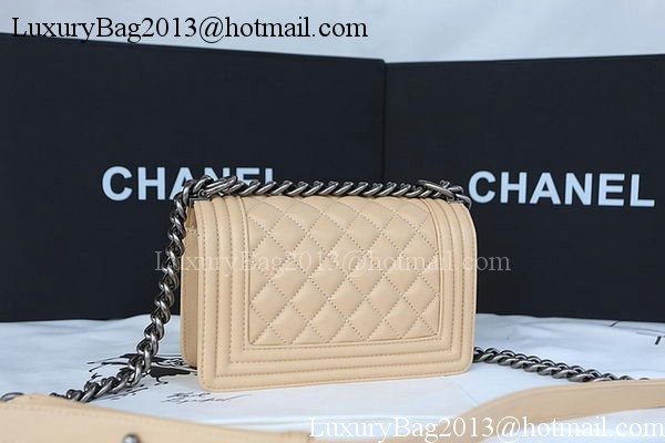 Boy Chanel mini Flap Bag Original Sheepskin A67085 Apricot Boy Chanel mini Flap Bag Original Sheepskin A67085 Apricot