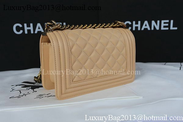 Boy Chanel mini Flap Bag Original Sheepskin A67085 Apricot Boy Chanel mini Flap Bag Original Sheepskin A67085 Apricot