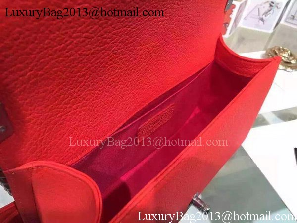 Chanel Boy Flap Shoulder Bags Deer Skin Leather A67086 Red Chanel Boy Flap Shoulder Bags Deer Skin Leather A67086 Red