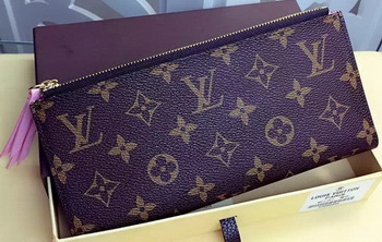 Louis Vuitton Monogram Canvas ADELE WALLET M61287 Pink Louis Vuitton Monogram Canvas ADELE WALLET M61287 Pink