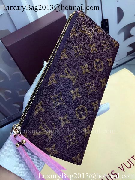 Louis Vuitton Monogram Canvas ADELE WALLET M61287 Pink