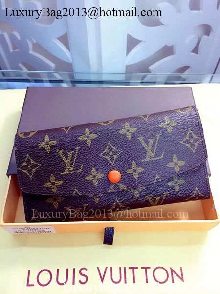 Louis Vuitton Monogram Canvas Emilie Wallet Rouge M60136 Orange Louis Vuitton Monogram Canvas Emilie Wallet Rouge M60136 Orange