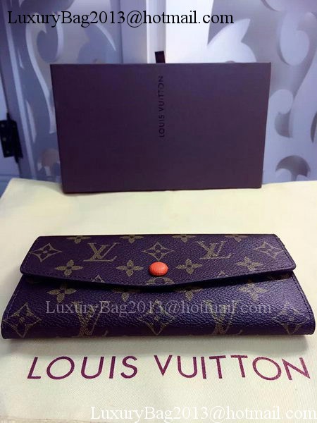 Louis Vuitton Monogram Canvas Emilie Wallet Rouge M60136 Orange Louis Vuitton Monogram Canvas Emilie Wallet Rouge M60136 Orange