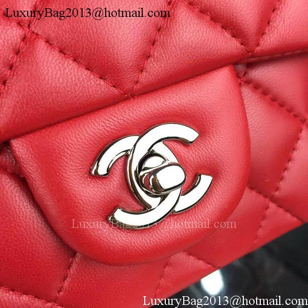 Chanel Classic Flap Bag Original Sheepskin Leather A5171 Red Chanel Classic Flap Bag Original Sheepskin Leather A5171 Red