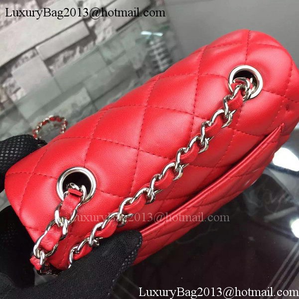Chanel Classic Flap Bag Original Sheepskin Leather A5171 Red Chanel Classic Flap Bag Original Sheepskin Leather A5171 Red